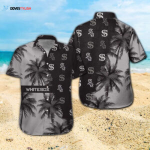Chicago White Sox Tropical Aloha Hawaiian Shirt Set for Men Women Kids - Short Sleeve Button Up MTE05