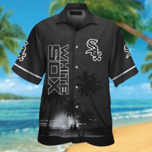 Chicago White Sox Hawaiian Shirt Set for Men Women Kids – Short Sleeve Button Up Tropical Aloha Design MTE08