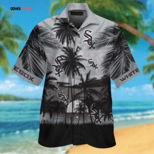 Chicago White Sox Hawaiian Shirt Set for Men Women Kids - Short Sleeve Button Up Tropical Aloha Shirts