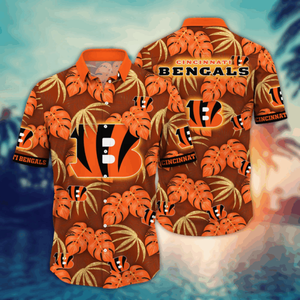 Cincinnati Bengals NFL Flower Hawaii Shirt  For Fans, Summer Football Shirts