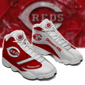 Cincinnati Reds Jordan 13 Shoes - Unisex JD13 Sneakers for Men and Women - Perfect Gift