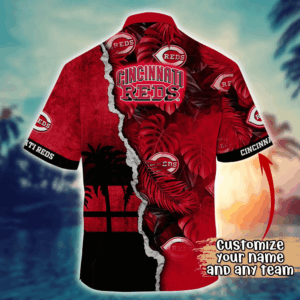 Cincinnati Reds MLB Flower Hawaii Shirt   For Fans, Custom Summer Football Shirts