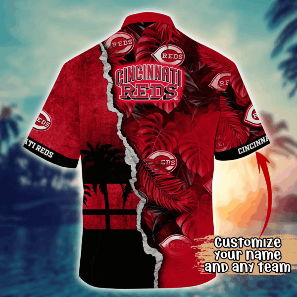 Cincinnati Reds MLB Flower Hawaii Shirt   For Fans, Custom Summer Football Shirts