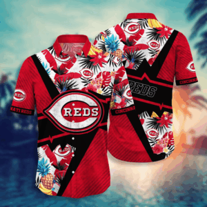 Cincinnati Reds MLB Flower Hawaii Shirt  For Fans, Summer Football Shirts