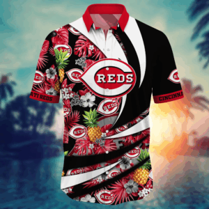 Cincinnati Reds MLB Flower Hawaii Shirt   For Fans, Summer Football Shirts