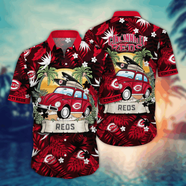 Cincinnati Reds MLB Flower Hawaii Shirt And Tshirt For Fans, Summer Football Shirts