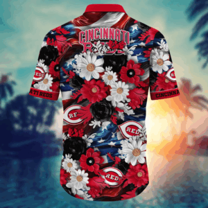 Cincinnati Reds MLB Hawaii Shirt Independence Day, Summer Shirts