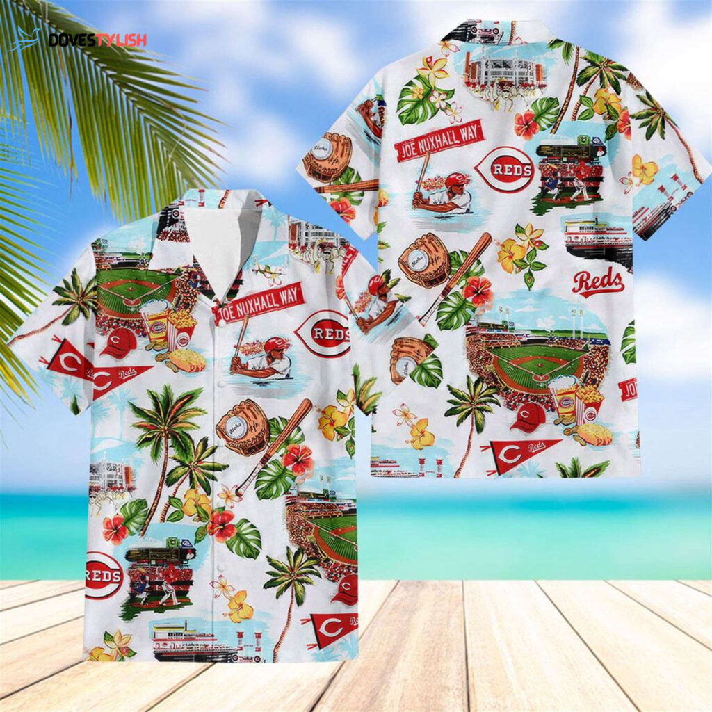 Cincinnati Reds Hawaiian Shirt – Scenic Design for Baseball Fans