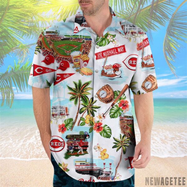 Cincinnati Reds Hawaiian Shirt – Scenic Design for Baseball Fans