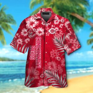 Cincinnati Reds Tropical Hawaiian Shirt Set for Men Women Kids – MTE010