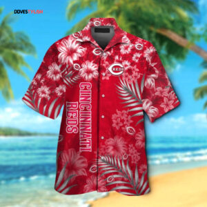 Cincinnati Reds Tropical Hawaiian Shirt Set for Men Women Kids - MTE010