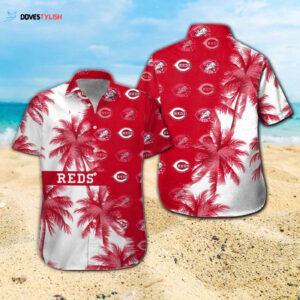 Cincinnati Reds Tropical Aloha Hawaiian Shirt Set for Men Women Kids - MTE011
