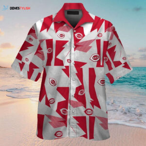 Cincinnati Reds Tropical Aloha Hawaiian Shirt Set - Men Women Kids - MTE07