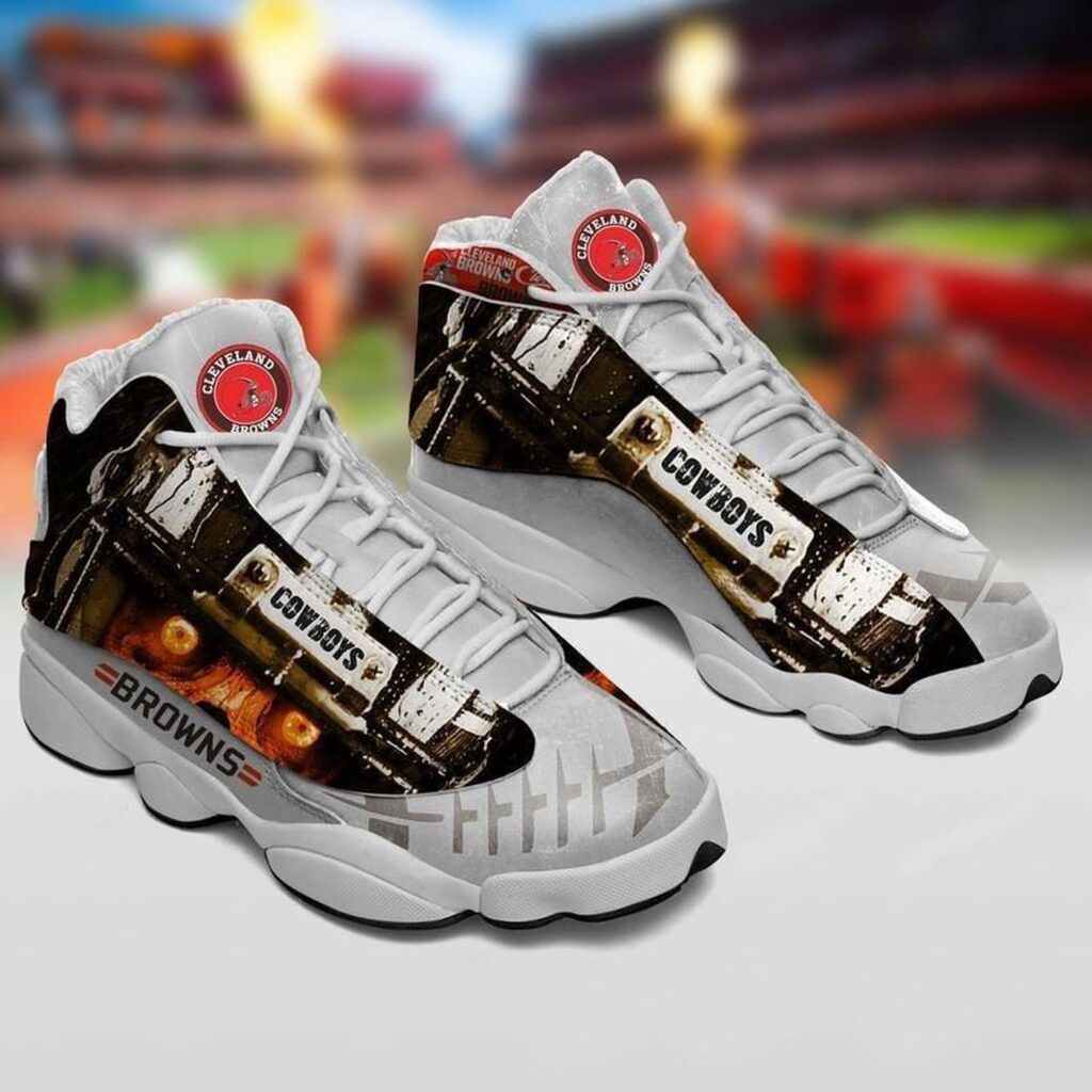 Cleveland Browns Air Jordan 13 Custom Sneaker – Perfect Gift for Fans Cleveland Browns Air Jordan 13 Custom Sneaker – Perfect Gift for Fans