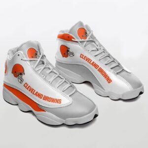Cleveland Browns Air Jordan 13 Custom Sneakers - Perfect Gift for Fans