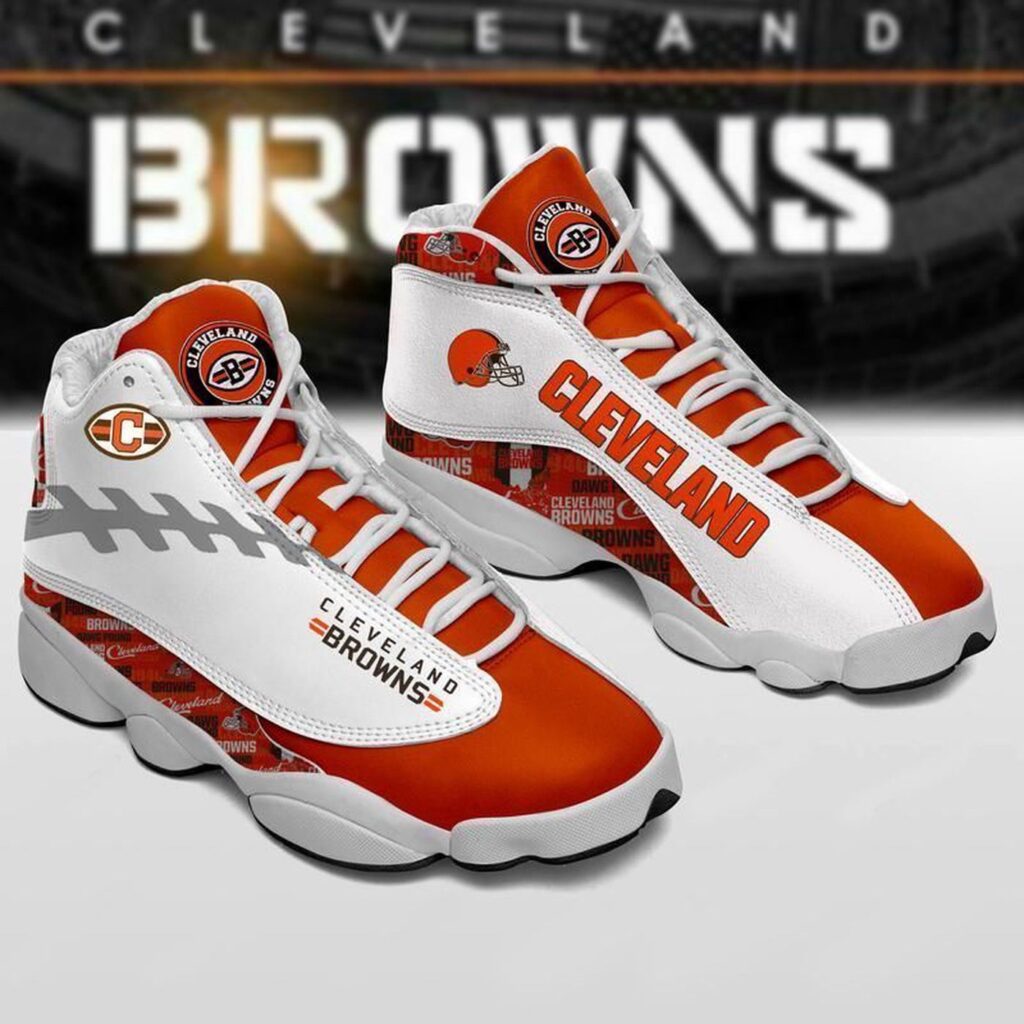 Cleveland Browns Air Jordan 13 Custom Sneaker – Perfect Gift for Fans Cleveland Browns Air Jordan 13 Custom Sneaker – Perfect Gift for Fans