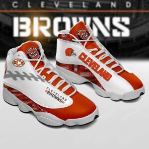 Cleveland Browns Air Jordan 13 Custom Sneaker - Perfect Gift for Fans