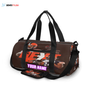 Cleveland Browns On To The Next Personalized Name Travel Bag Gym Bag
