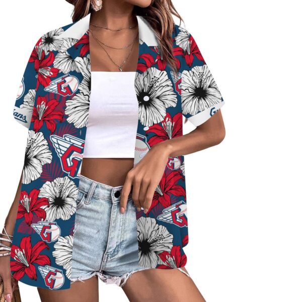 Cleveland Guardians Tropical Floral Hawaiian Shirt – Aloha Style for Men