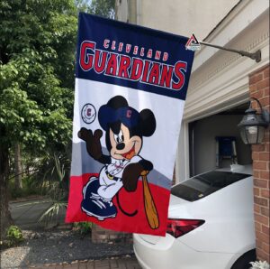 Cleveland Guardians x Mickey Baseball Flag – MLB Premium Flag