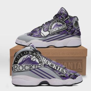 Custom Colorado Rockies Air Jordan 13 Sneakers for Fans Unisex Gift Shoes