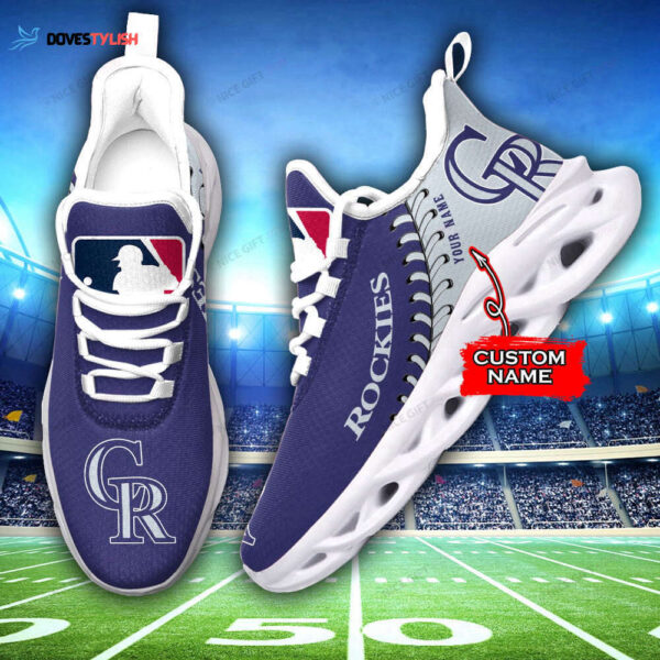Colorado Rockies Custom Name Max Soul Shoes For Men And Women