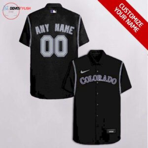 Custom Colorado Rockies Hawaiian Shirt - Personalized MLB Fan Apparel