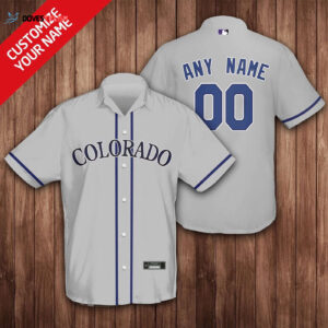 Colorado Rockies Hawaiian Shirt - Official MLB Merchandise for Fans