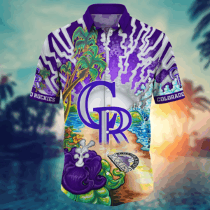 Colorado Rockies MLB Flower Hawaii Shirt And Tshirt For Fans, Summer Football Shirts