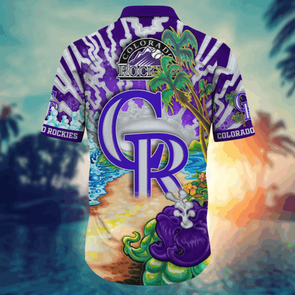 Colorado Rockies MLB Flower Hawaii Shirt And Tshirt For Fans, Summer Football Shirts
