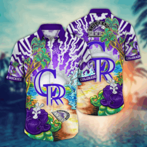 Colorado Rockies MLB Flower Hawaii Shirt And Tshirt For Fans, Summer Football Shirts