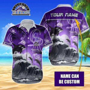 Colorado Rockies MLB-Hawaiian Shirt Custom  For Men Women