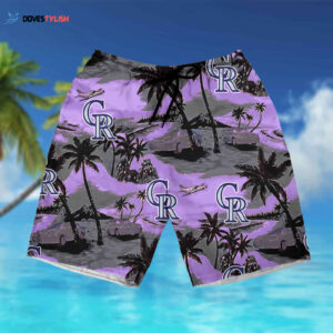 Colorado Rockies MLB Tommy Bahama Hawaiian Shirt - Summer Style Must-Have