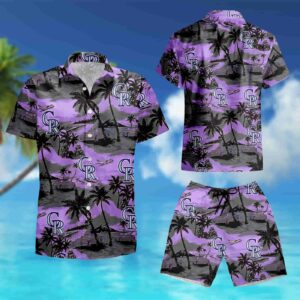 Colorado Rockies MLB Tommy Bahama Hawaiian Shirt - Summer Style Must-Have 3