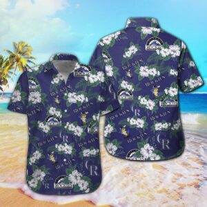 Colorado Rockies Tropical Aloha Hawaiian Shirt Set for Men Women Kids – MTE010