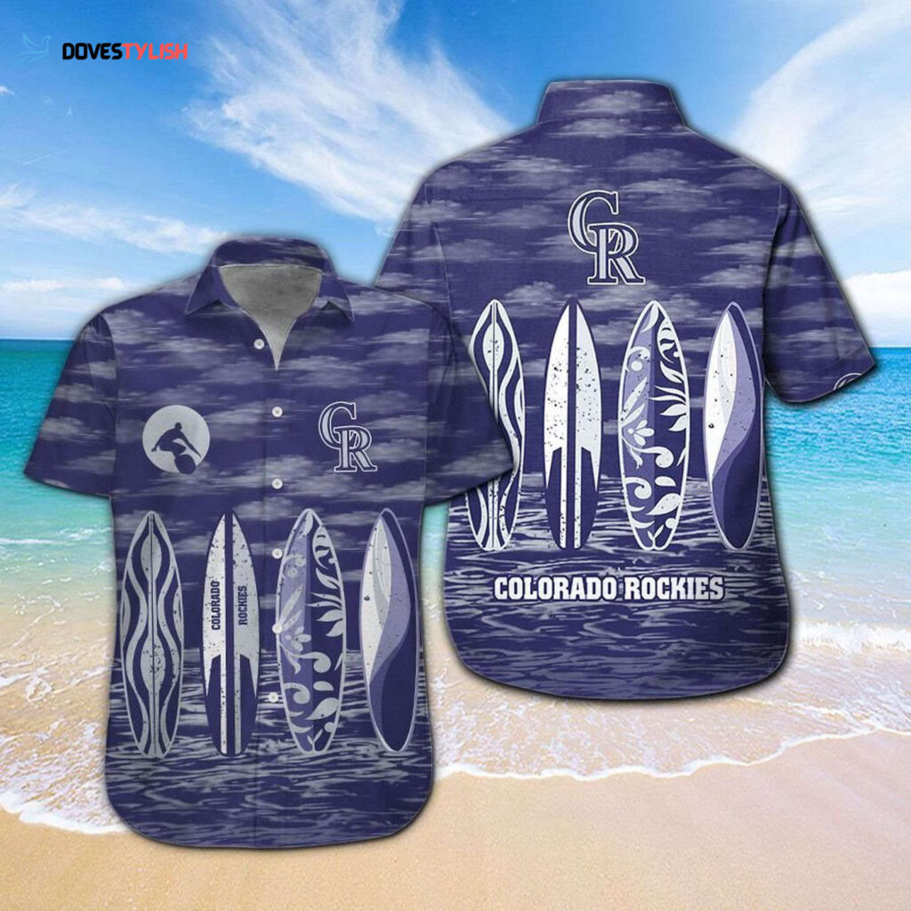 Colorado Rockies Tropical Aloha Hawaiian Shirt Set for Men Women Kids – MTE012 Colorado Rockies Tropical Aloha Hawaiian Shirt Set for Men Women Kids – MTE012