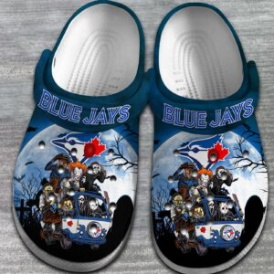 Comfortable Toronto Blue Jays Navy Blue Clogs Gift for Men Women
