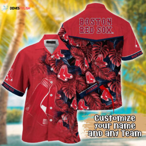 MLB Boston Red Sox Hawaiian Shirt: Customized Radiant Rhythms for Fans