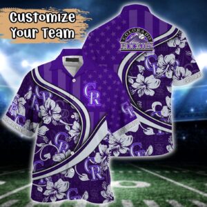 MLB Colorado Rockies Custom Hawaiian Shirt – Perfect for Fans