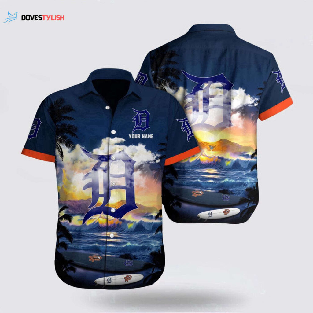 Custom Detroit Tigers Hawaiian Shirt – Perfect Baseball Fusion for MLB Fans