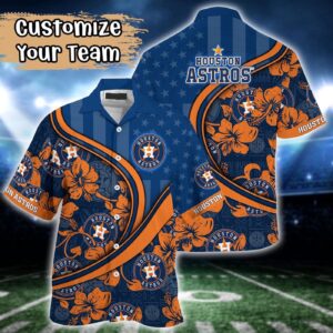 Custom MLB Houston Astros Hawaiian Shirt for Fans – Harmony Hues