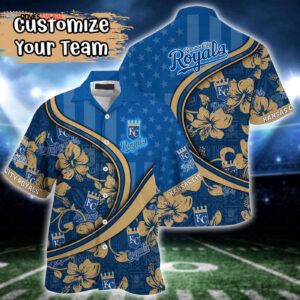 MLB Kansas City Royals Custom Hawaiian Shirt in Harmony Hues for Fans