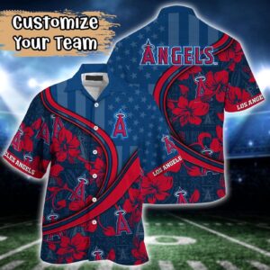 MLB Los Angeles Angels Custom Hawaiian Shirt for Fans – Harmony Hues