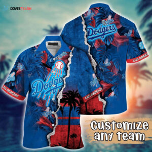MLB Los Angeles Dodgers Hawaiian Shirt: Custom Champion Chic Couture for Fans
