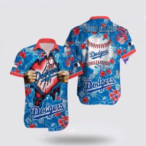 Official MLB Los Angeles Dodgers Hawaiian Shirt – Customized Tropical Fan Gear