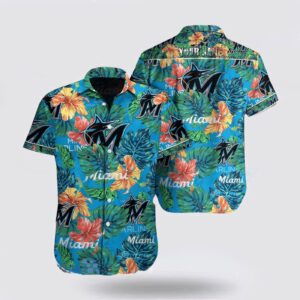 Personalized MLB Miami Marlins Hawaiian Shirt – Perfect for Fans Seeking Adventure and Personality!