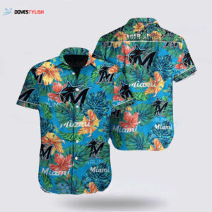 Personalized MLB Miami Marlins Hawaiian Shirt - Perfect for Fans Seeking Adventure and Personality!