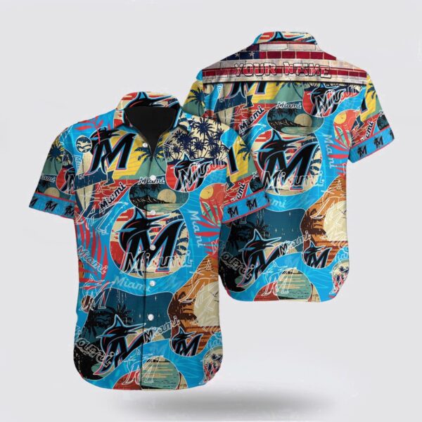 Personalized MLB Miami Marlins Hawaiian Shirt – Unleash Your Fan Spirit!