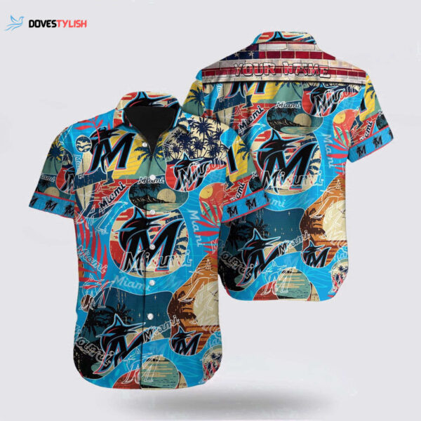 Personalized MLB Miami Marlins Hawaiian Shirt – Unleash Your Fan Spirit!
