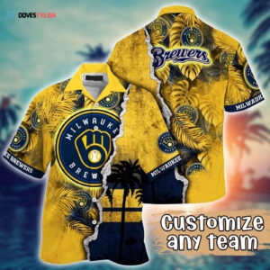 MLB Milwaukee Brewers Custom Hawaiian Shirt - Champion Chic Couture for Fans